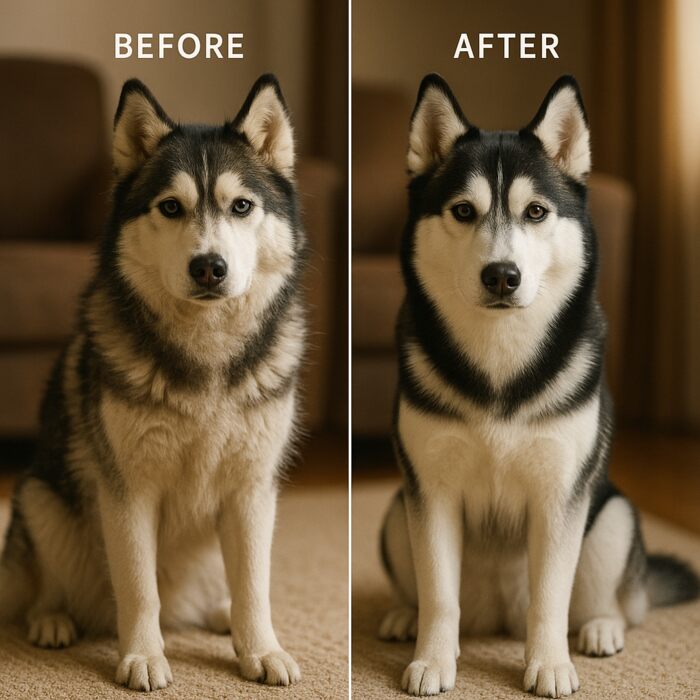 Spa-Like Anti-Shedding Pet Grooming Steam Brush for a Fur-Free Home