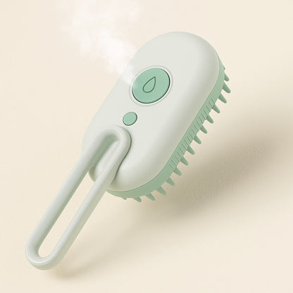 Spa-Like Anti-Shedding Pet Grooming Steam Brush for a Fur-Free Home